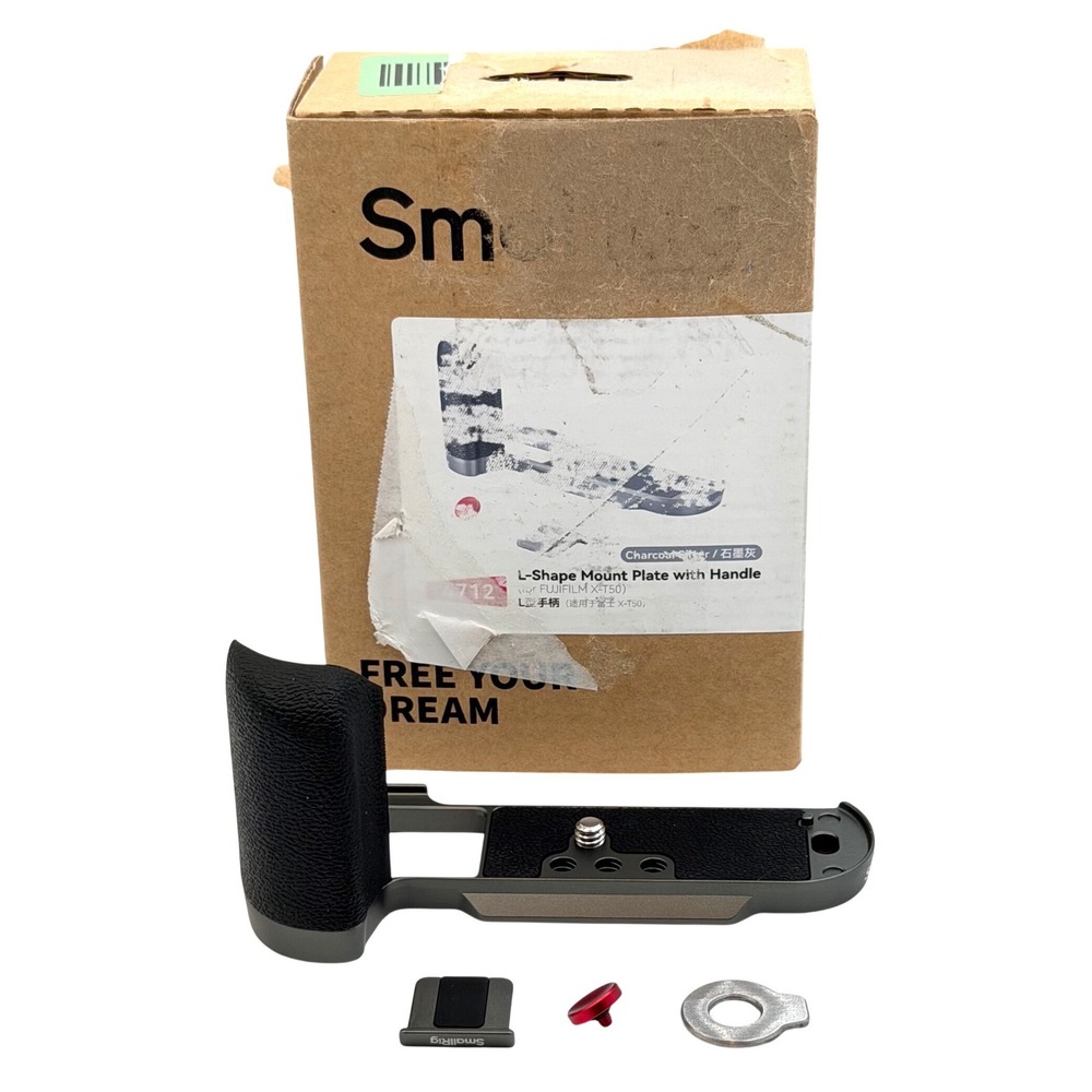 SmallRig 4712 L-Shape Mount Plate with Handle for FUJIFILM X-T50 Charcoal Silver